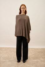 Poncho - Meredith - Taupe Chiné