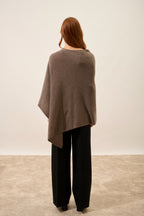 Poncho - Meredith - Taupe Chiné