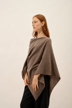 Poncho - Meredith - Taupe Chiné