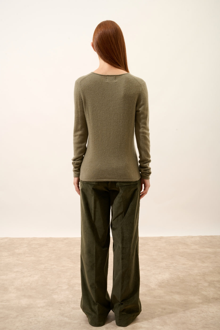 Jersey con Cuello de Pico - Joan - Army