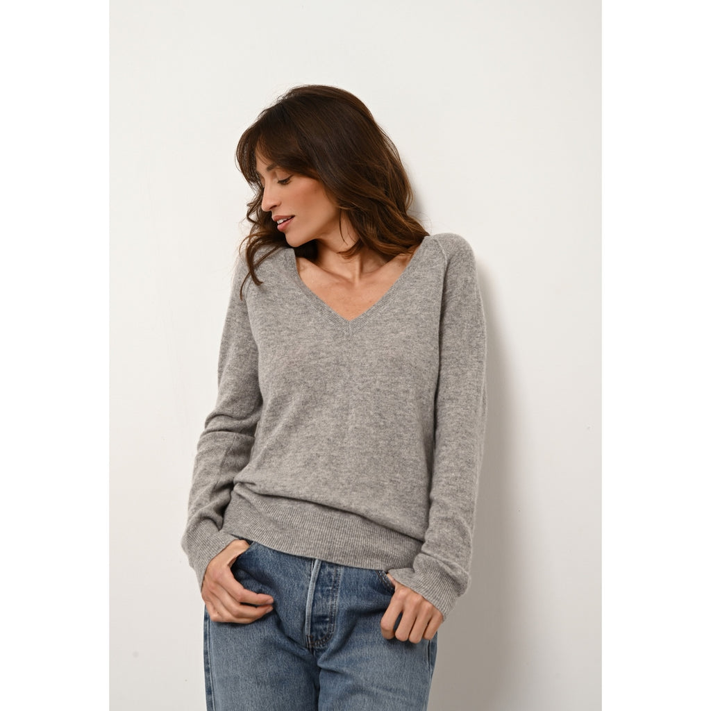 Jersey de Cuello en V - Phoebe - Nube Vigoré