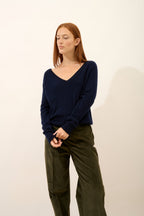 Jersey Cuello V - Phoebe - Navy