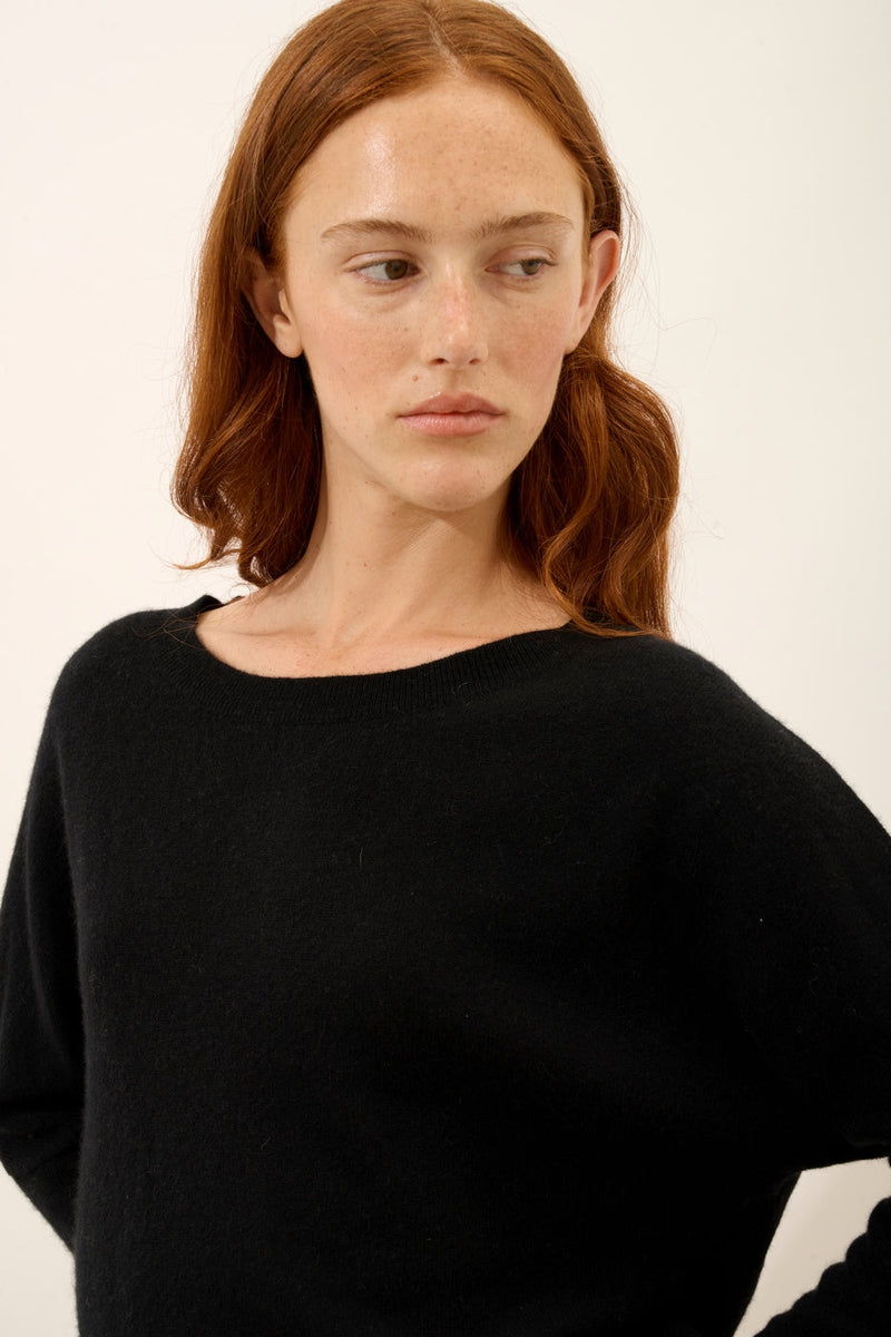 Pull Chauve Souris - Rebecca - Noir
