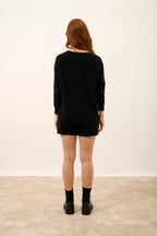 Batwing Jumper - Rebecca - Black
