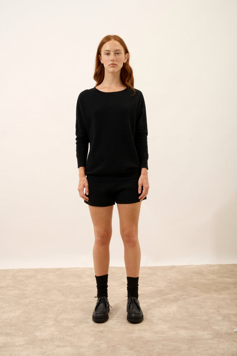 Pull Chauve Souris - Rebecca - Noir
