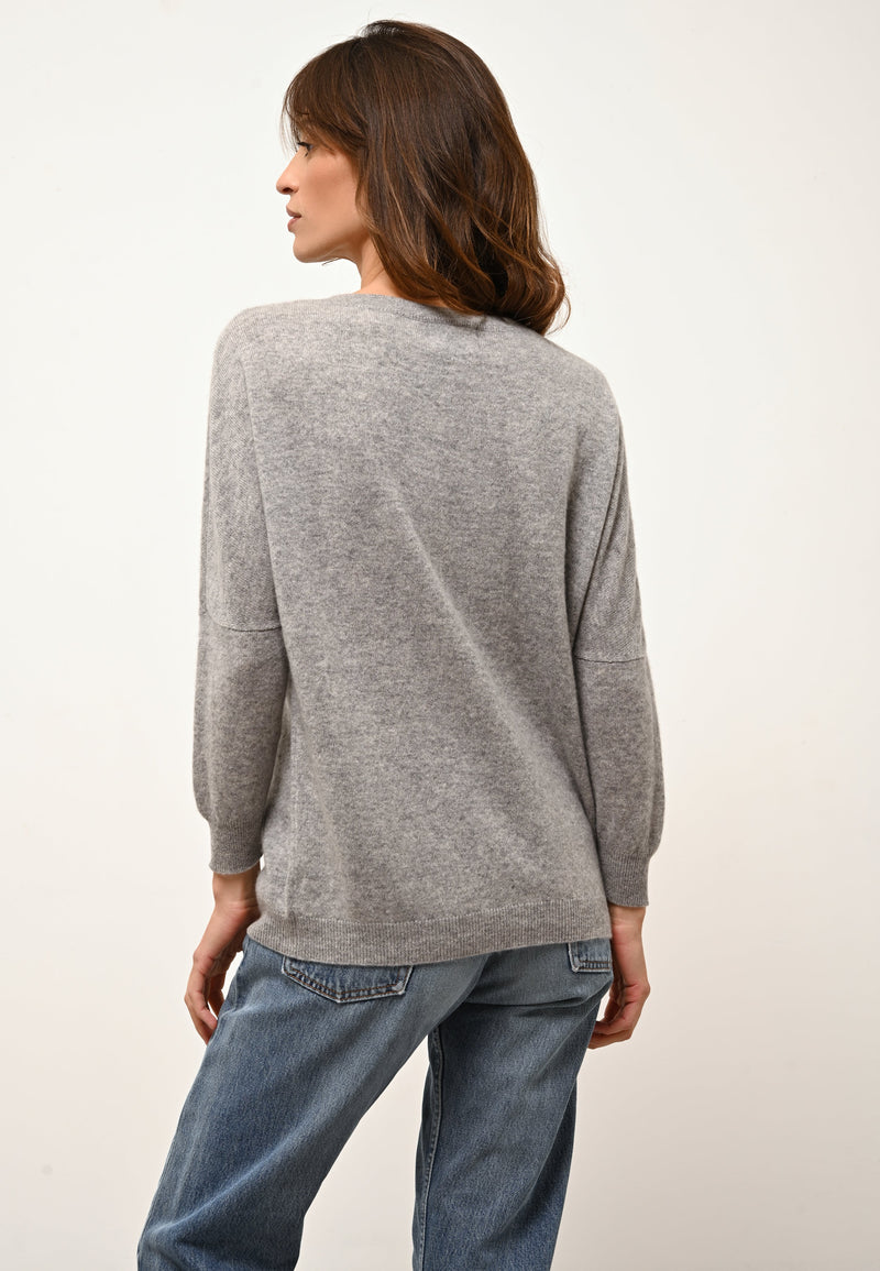 Pull Chauve Souris - Rebecca - Nuage Chiné