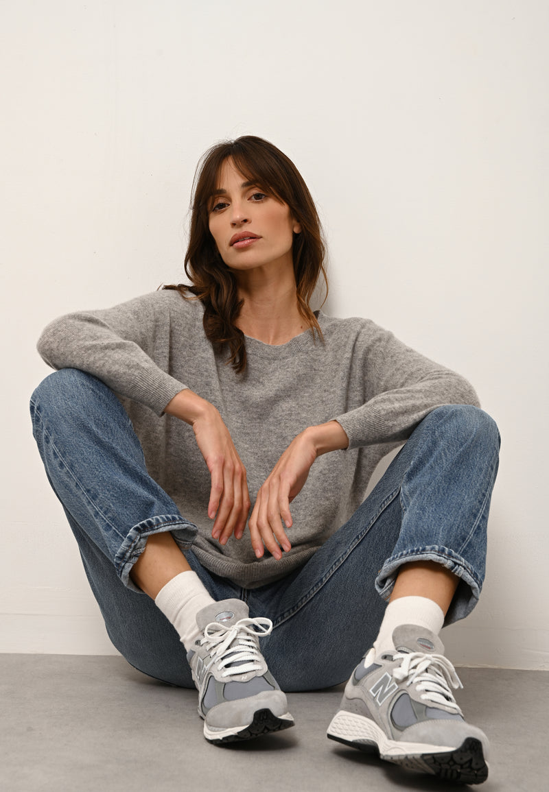 Pull Chauve Souris - Rebecca - Nuage Chiné