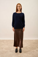 Pull Chauve Souris - Rebecca - Navy