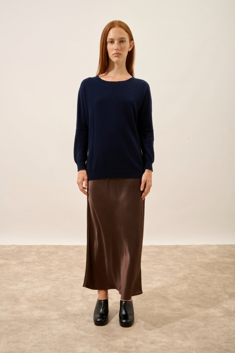 Pull Chauve Souris - Rebecca - Navy