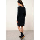 Just Cashmere - Robe Col Rond Susan - Navy - 100% Cachemire 2 Fils - Femme