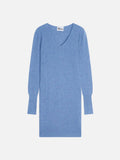 V-Neck Dress - Tracy - Sky