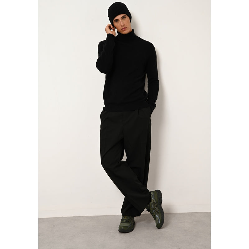 Cashmere  sudadera Just - Ginger Beanie Negro - 100% Cachemira - 2 Hilados - - Mixto