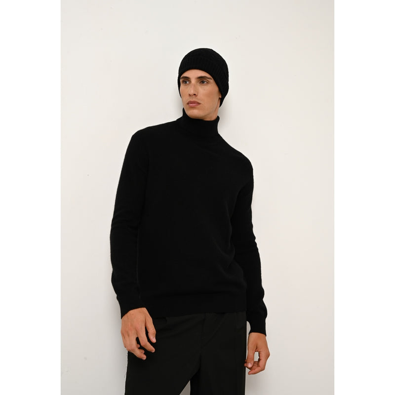 Cashmere  sudadera Just - Ginger Beanie Negro - 100% Cachemira - 2 Hilados - - Mixto