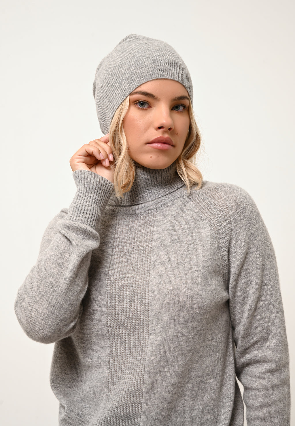 Gorro Ginger - 100 % Cachemira 2 Hilos - Nuage Jaspeado - Unisex