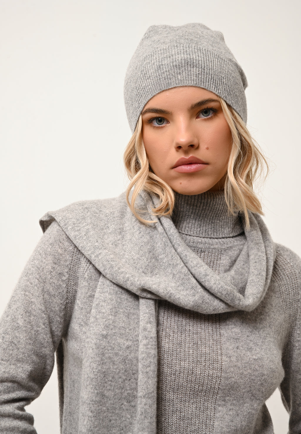 Gorro Ginger - 100 % Cachemira 2 Hilos - Nuage Jaspeado - Unisex