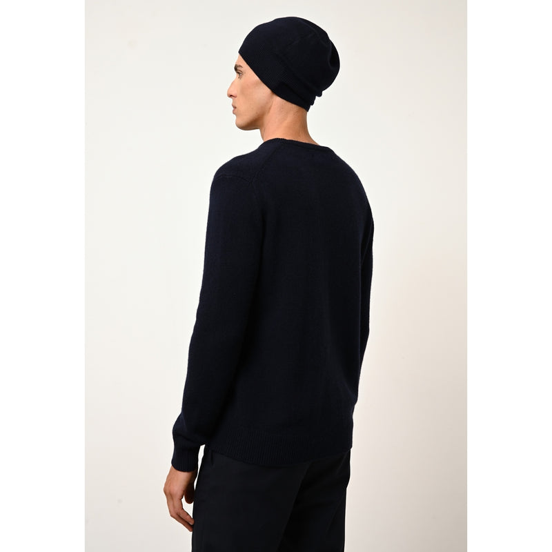 Just Cashmere - Bonnet Ginger - Navy - 100% Cachemire 2 Fils - Mixte