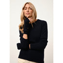 Just Cashmere - Mitaines Zoe Navy, 100% Cachemire, 2 Fils, Jersey - Mixte