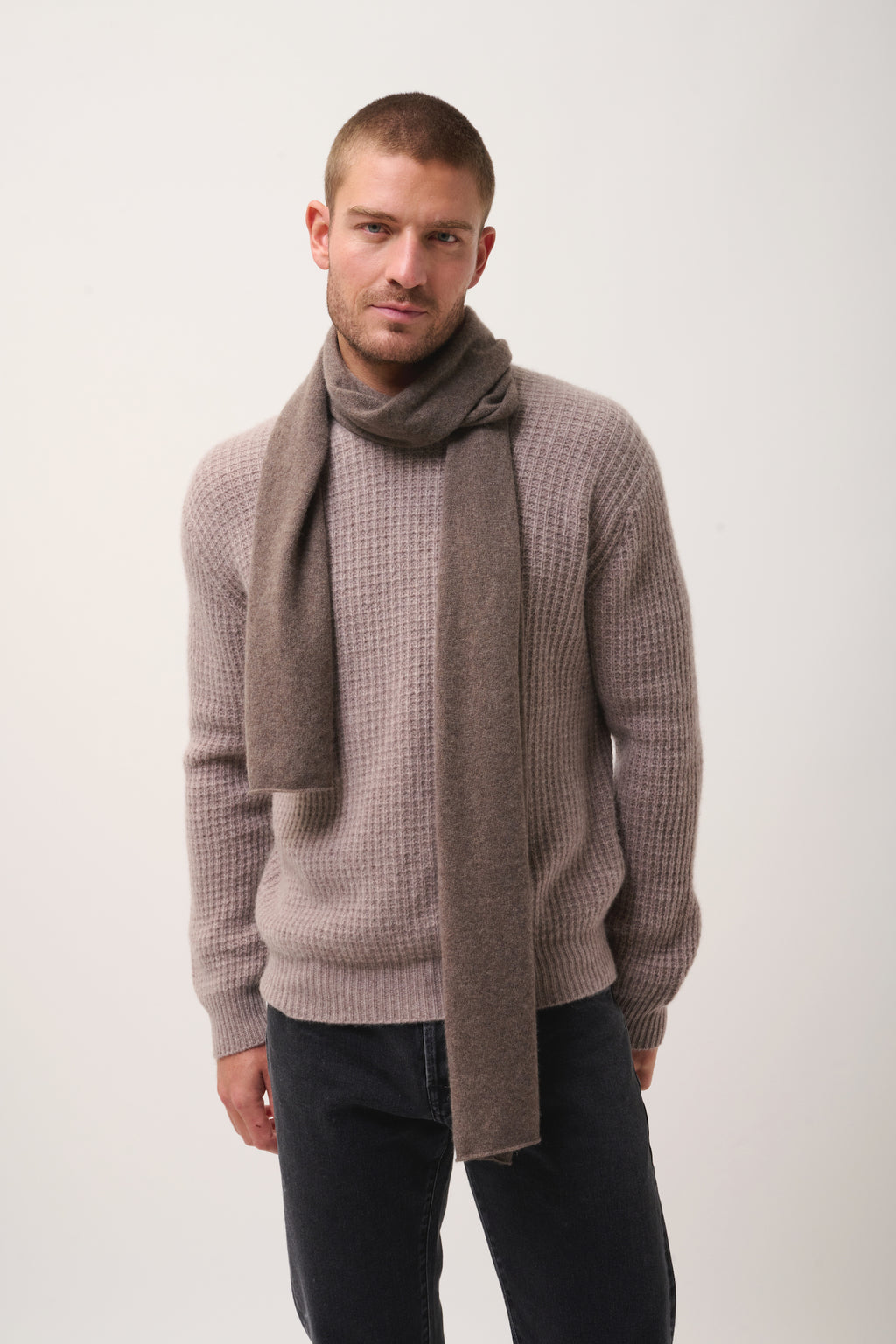 Bufanda - Spencer - Gris Topo Jaspeado