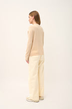 Cardigan Col Rond - Katharine - Sable