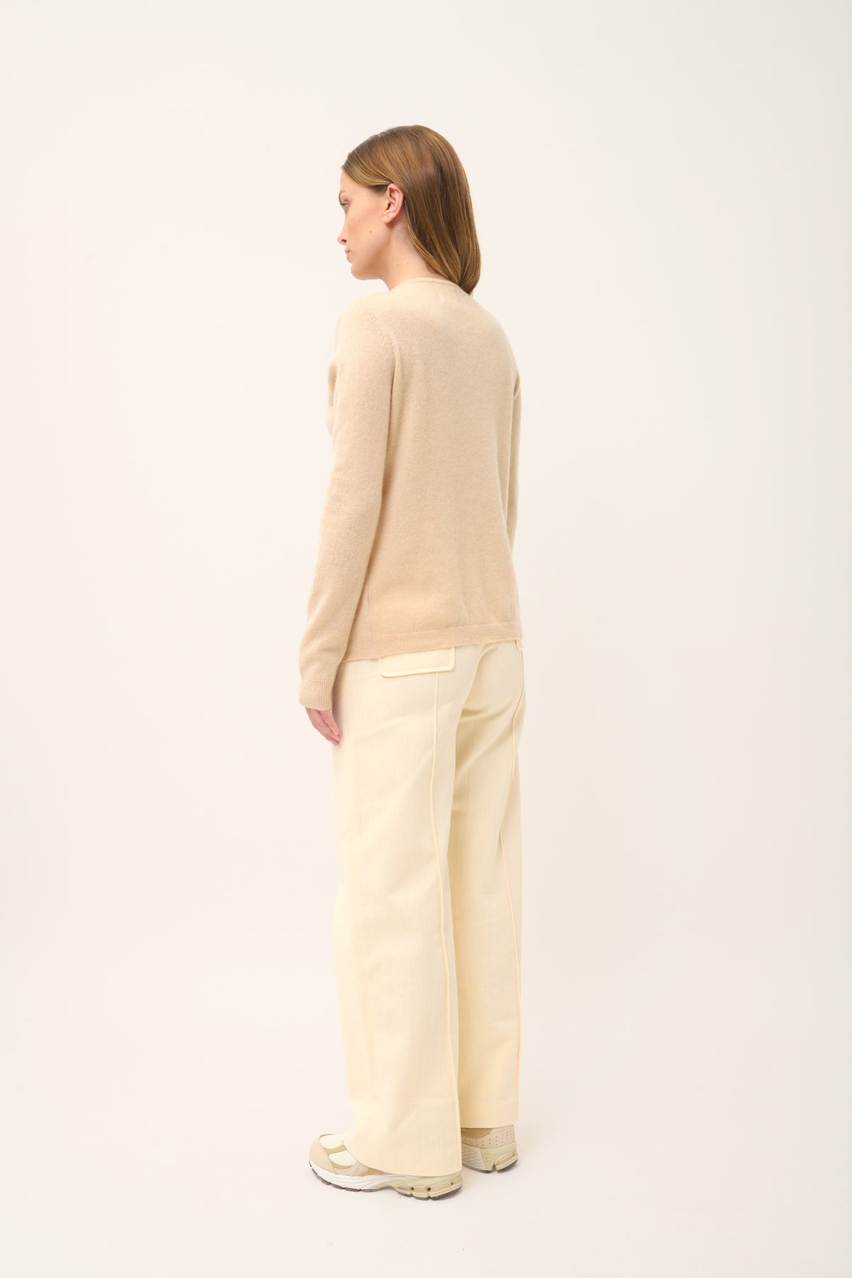 Cardigan Col Rond - Katharine - Sable
