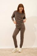 Pantalón de jogging - Wendy - Topo jaspeado