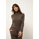 Cashmere  sudadera Just - Jogging Wendy Taupe Chiné - 100% Cachemira - 2 Hilados - - Mujer