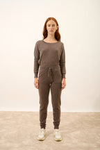 Pantalón de jogging - Wendy - Topo jaspeado