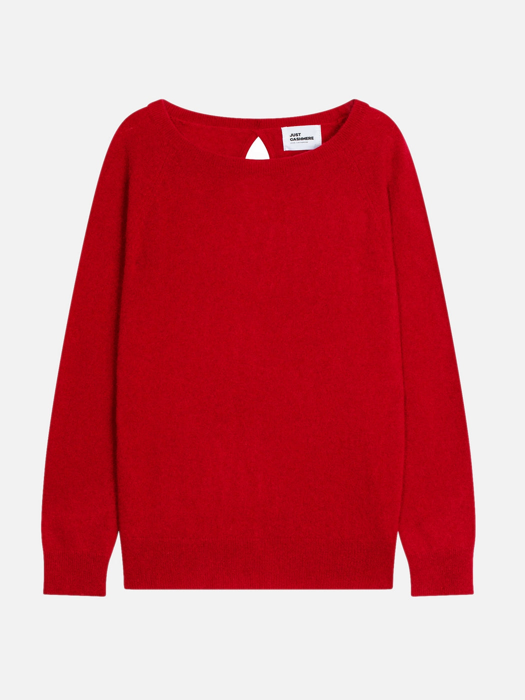 Jersey Cuello Barco Abertura Espalda - Abigail - Rojo