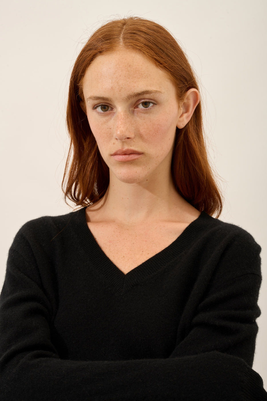 Jersey Cuello V - Nora - Negro