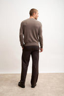Jersey de cuello redondo - Howard - Topo moteado