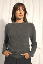 Jersey Cuello Redondo - Jane - Gris Marengo Vigoré