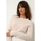 Jersey Cuello Redondo - Jane - Marfil