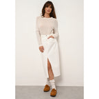 Jersey Cuello Redondo - Jane - Marfil