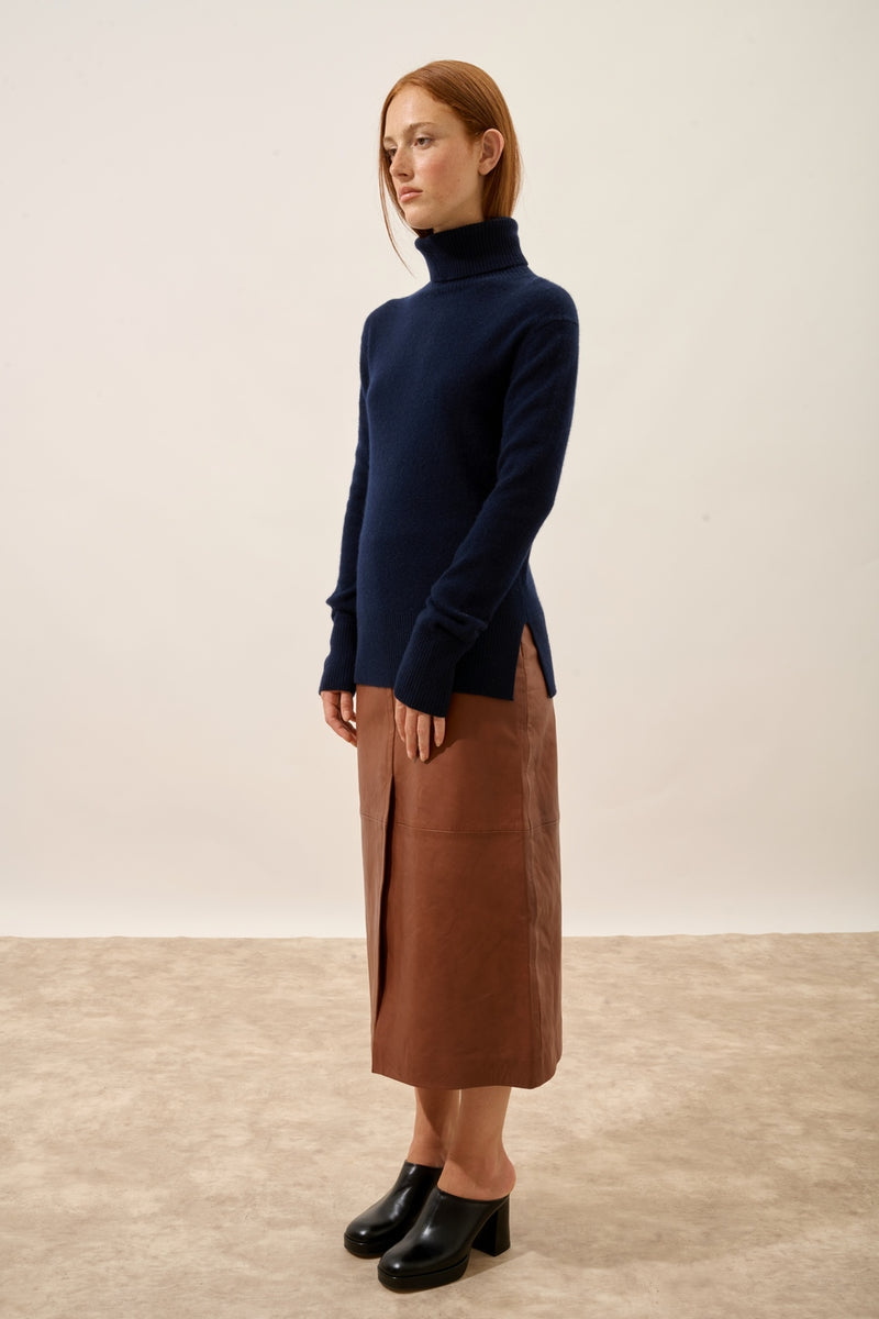Pull Col Roulé - Lexie - Navy