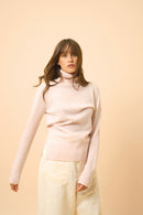 Pull Col Roulé - Lexie - Poudre