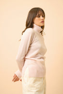 Pull Col Roulé - Lexie - Poudre
