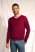 Jersey Cuello Pico - Walt - Bordeaux