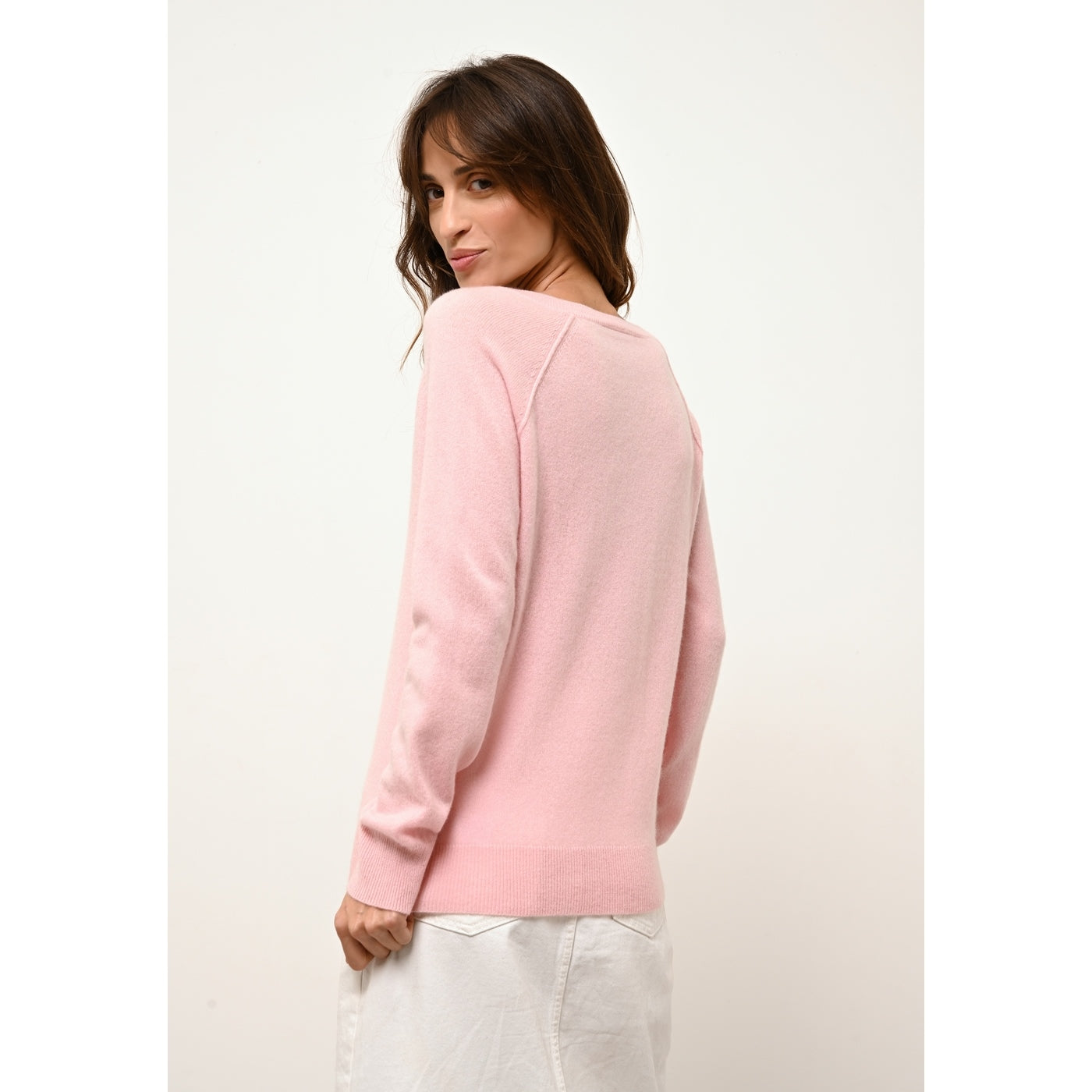 Jersey con cuello de pico - Phoebe - Ballerine