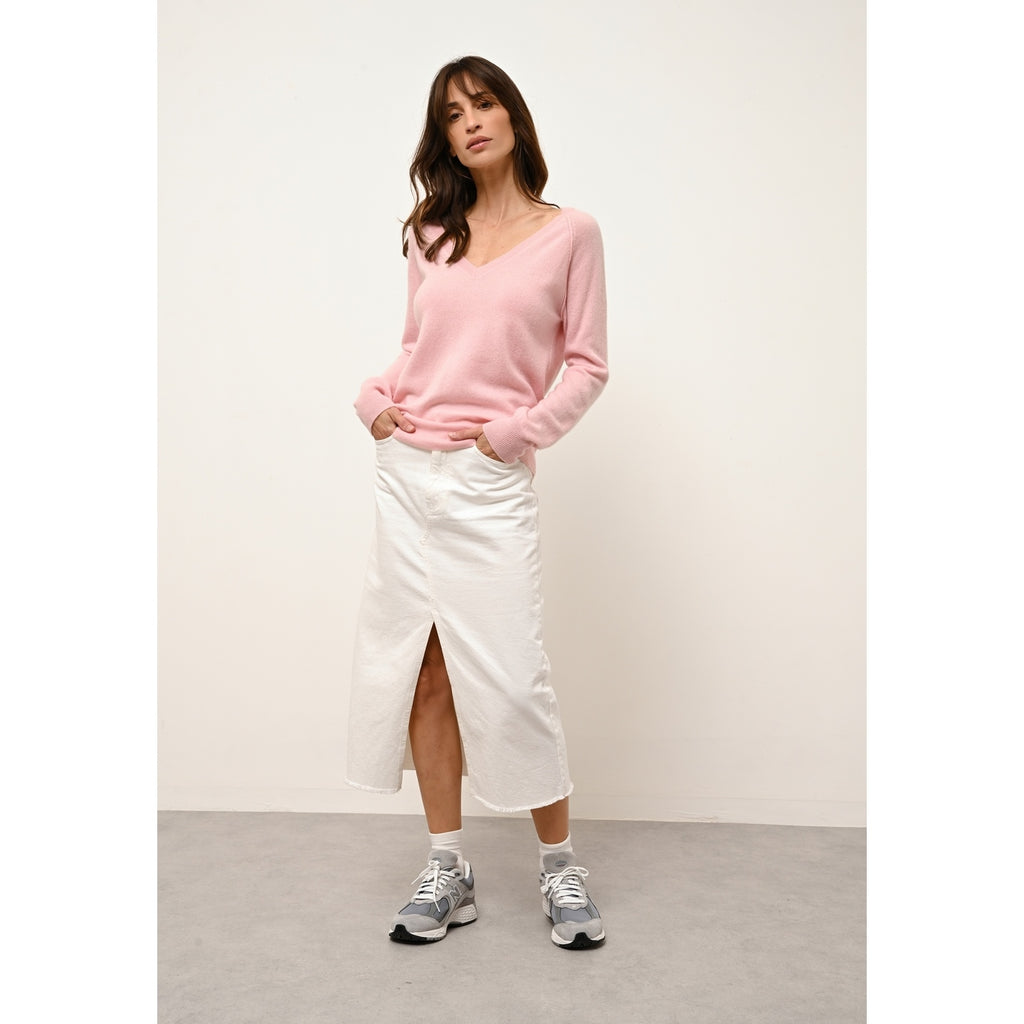 Jersey con cuello de pico - Phoebe - Ballerine
