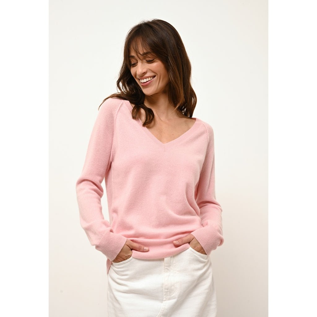 Jersey con cuello de pico - Phoebe - Ballerine