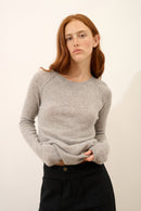 Pull Col Rond - Helen - Nuage Chiné