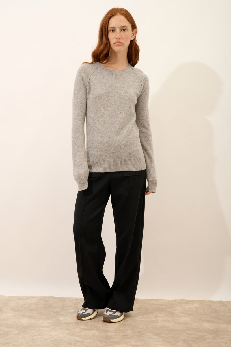 Pull Col Rond - Helen - Nuage Chiné