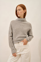 Pull Col Roulé - Blantyre - Nuage Chiné