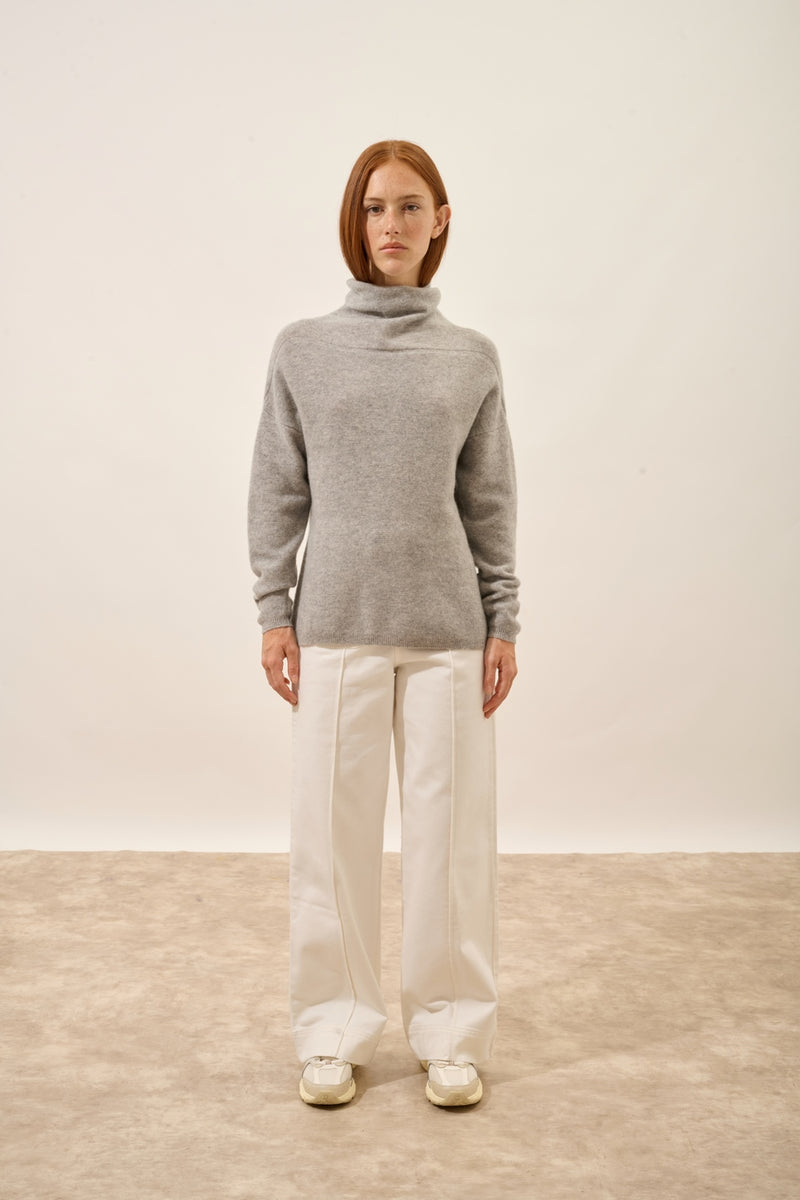 Pull Col Roulé - Blantyre - Nuage Chiné