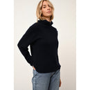 Pull Col Roulé Blantyre - 100% Cachemire 2 Fils - Navy - Femme