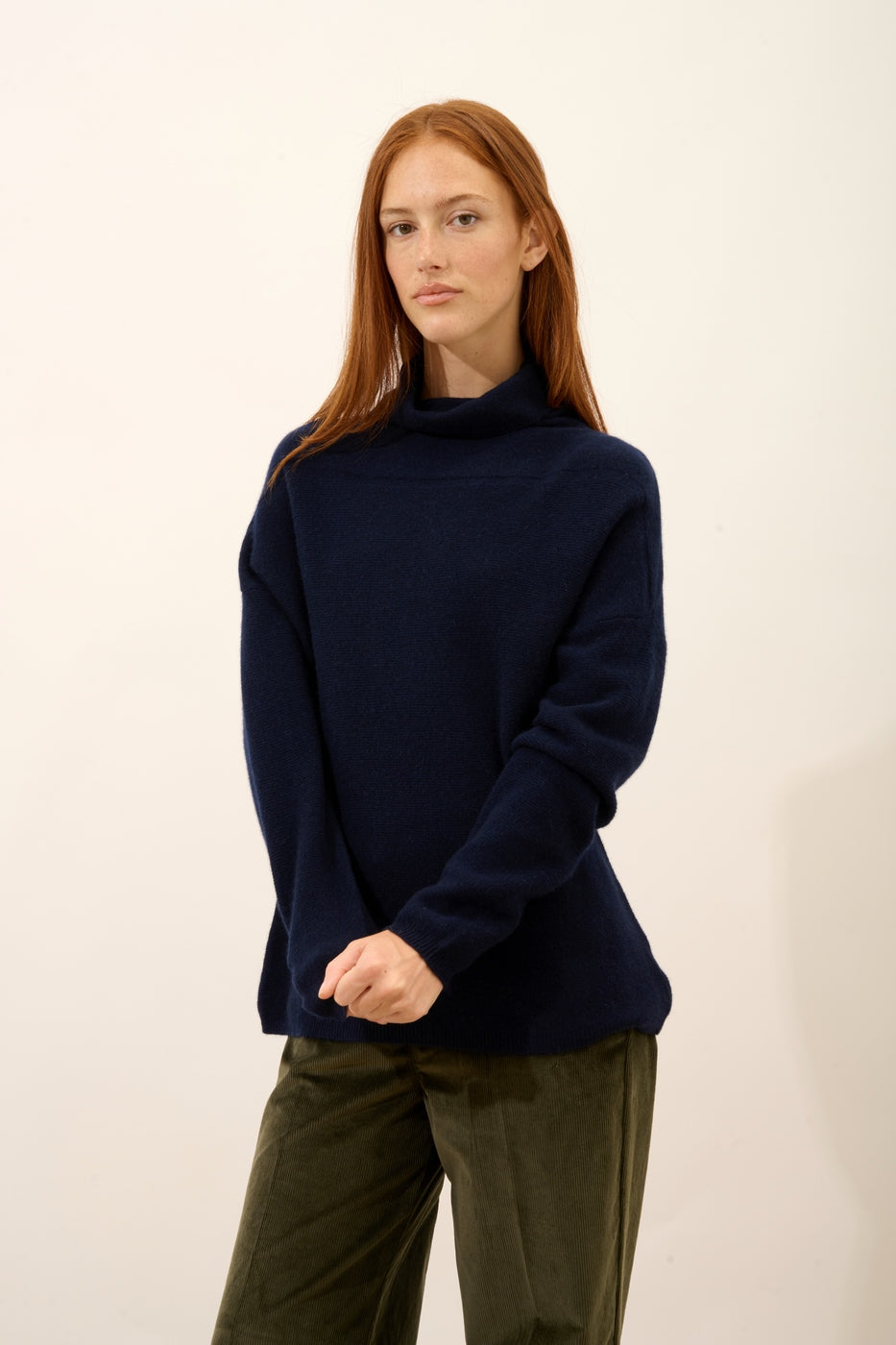 Pull Col Roulé - Blantyre - Navy