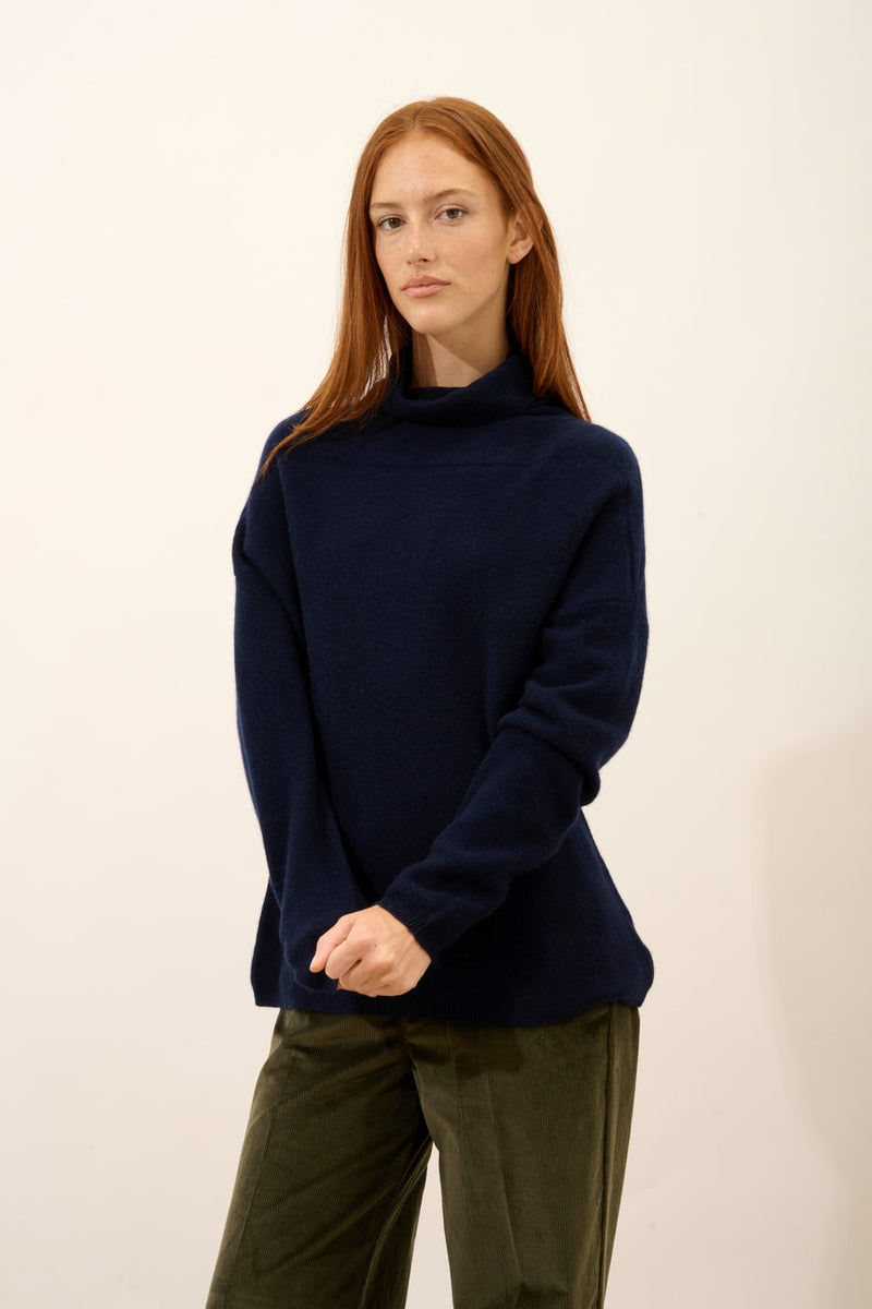 Pull Col Roulé - Blantyre - Navy