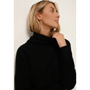 Just Cashmere - Pull Col Roulé Blantyre Noir - 100% Cachemire - 2 Fils - Jersey - Femme