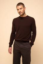Pull Col Rond - Howard - Choco