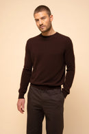 Pull Col Rond - Howard - Choco